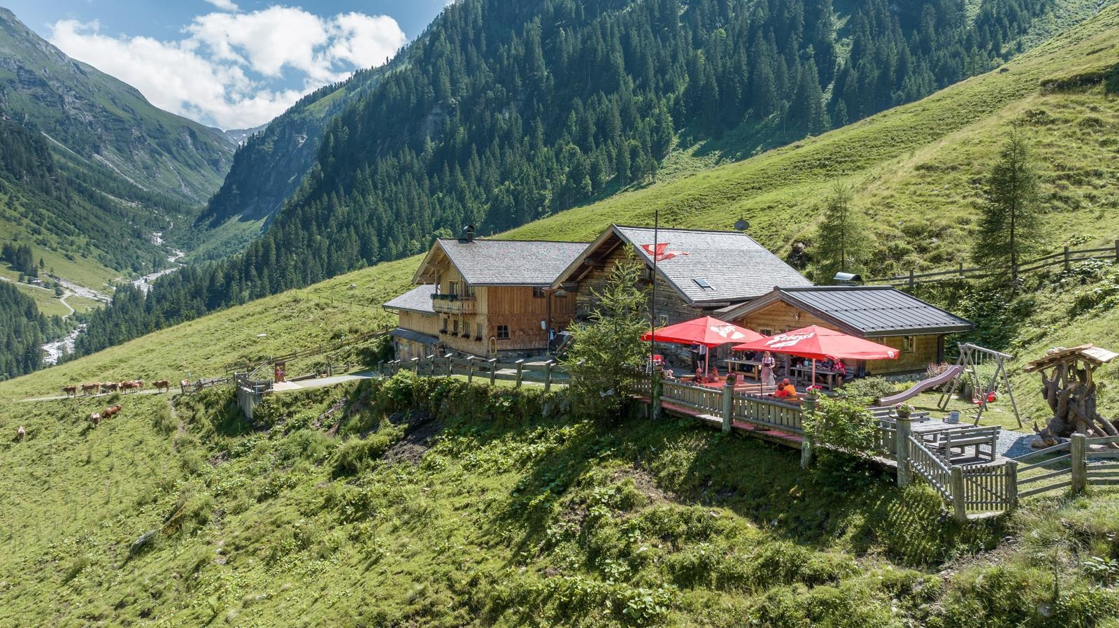 Finkalm 1.395 m im Untersulzbachtal