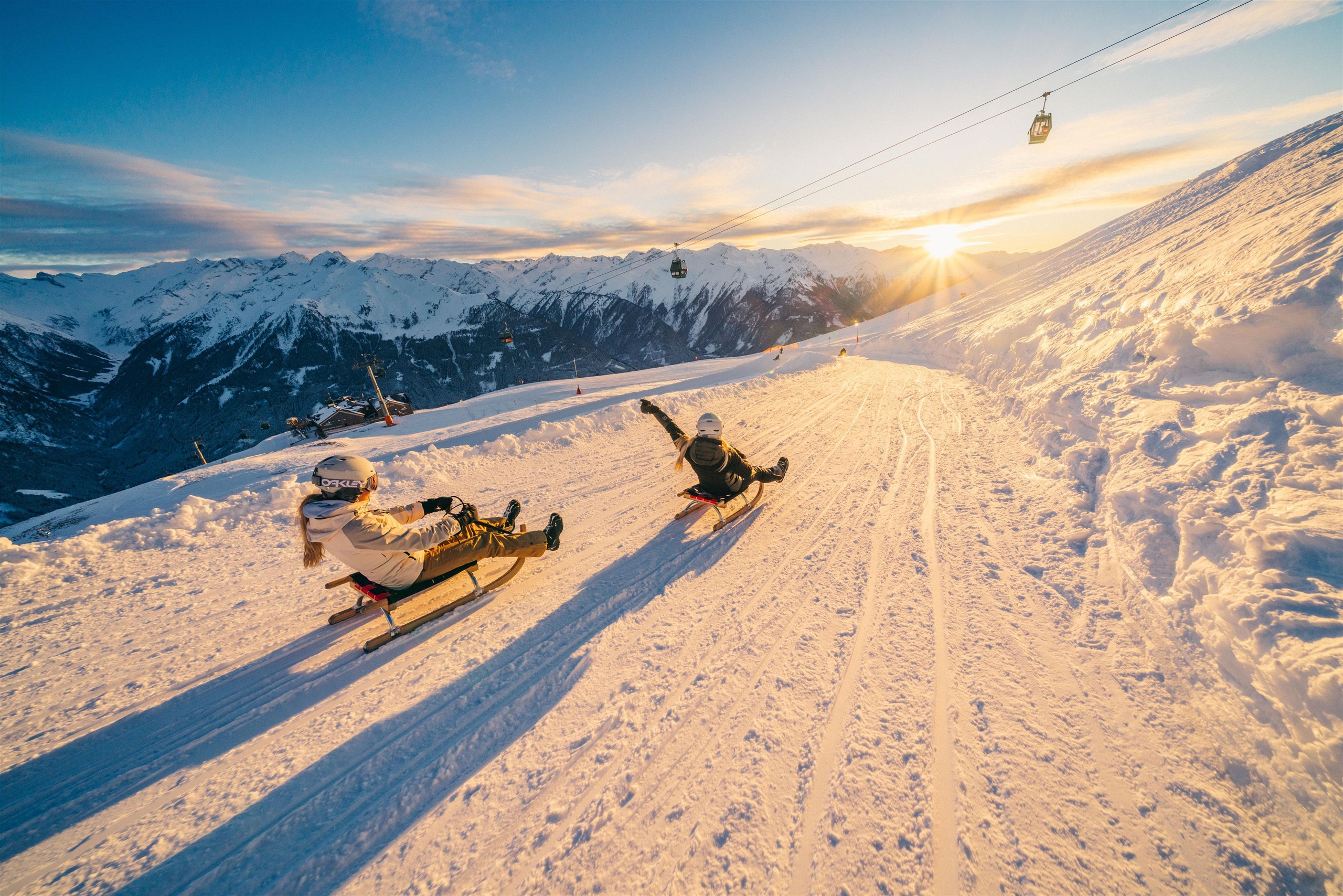 Die längste beleuchtete Rodelbahn der Welt