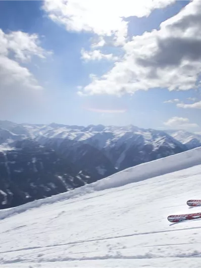 Skiën op de Wildkogel.