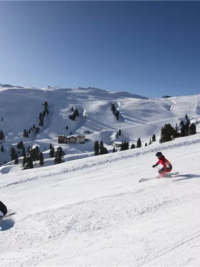 Skiën op de Wildkogel.