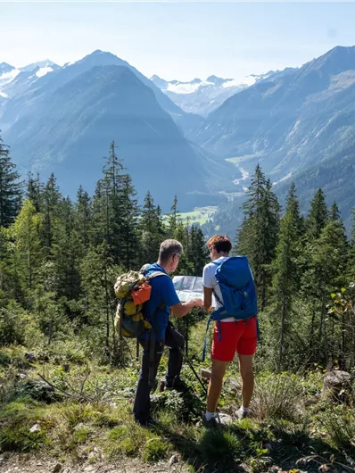 Unterwegs mit den Wanderguides vom Wanderhotel Kirchner.