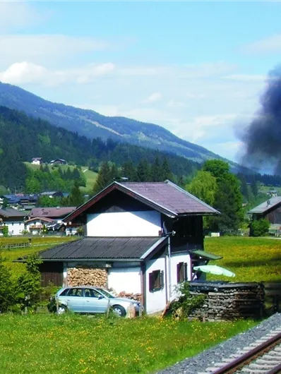Dampfzug Richtung Krimml