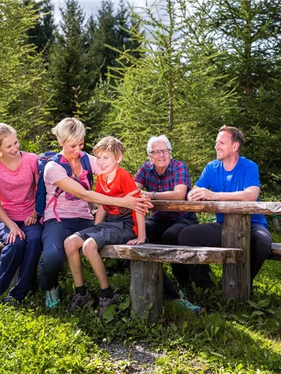 Familienausflug Wasserfall Rundweg Untersulzbachtal