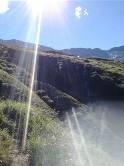 nach dem steilen Anstieg des Noitroisteiges