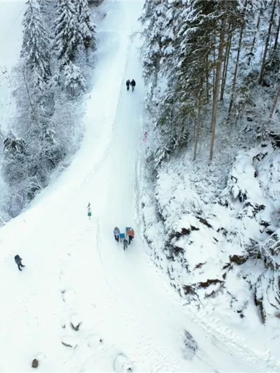 Neukirchen: Rodelbahn Blausee