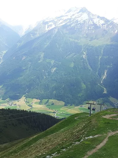 Rückweg mit den Bergbahnen Wildogel