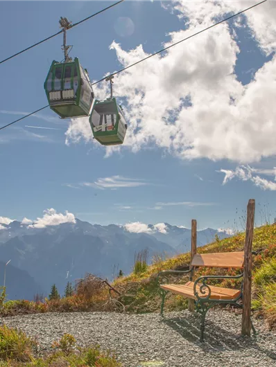 Wanderung Wildkogel Bergstation zur Mittelstation