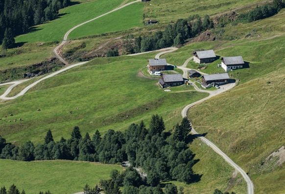 Baumgartenalm von oben