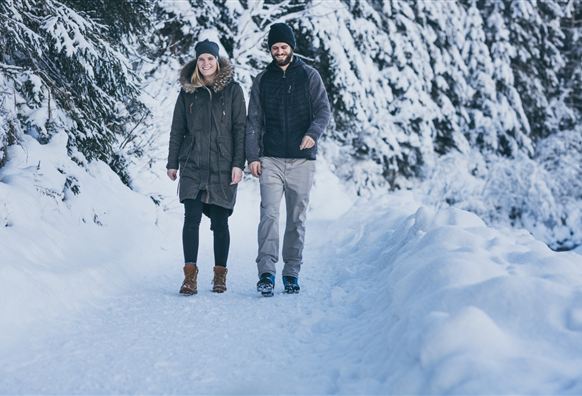 Gemütlicher Winterspaziergang in der Wildkogel-Arena